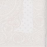 Entertaining with Caspari 12271LG Jacquard Paper Linen Napkin Luncheon, White, 15-Pack