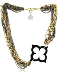 Gemma Redux Black Agate Jac Necklace