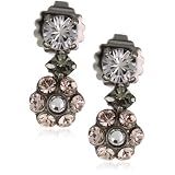 Sorrelli Snow Bunny Neutral Crystal Floral Dro