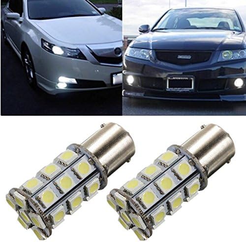 1156 BA15S P21W 27 SMD 5050 LED RV Marine Light Bulb White 12V