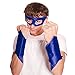 Everfan Men's Superhero Eye Mask and Powerbands (Adult, Navy Blue)