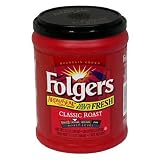 Folgers Classic Roast Ground Coffee, 13-Ounce Can (Pack of 6)