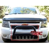 07-11 Cadillac Escalade 1500 Esv Ext Bull Bar Black Coated Carbon Steel by APS
