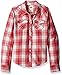 Levi's Girls' Plaid Western Button-up Shirt