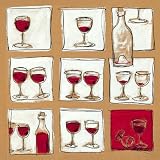 Vino Tinto - Art Print - 50x50cm - Art247 Poster Print