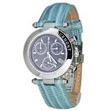 Constantin Durmont Damen-Armbanuhr Visage CD-VISL-QZ-LT-STST-BL