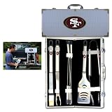 San Francisco 49ers 8pc. BBQ Set w/Case