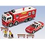 FDNY New York Fire Department Fire Truck & Car Playset