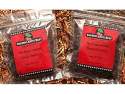 No Sugar Added Dried Tart Cherries, Three 8 oz. bags