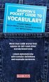 Pocket Guide to Vocabulary (Barron's Pocket Guides)