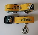 Oakland Athletics Pet Accessories Set - Large (6' Leash, Collar, and ID Tag)