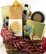 Aloha Island Golden Harvest Gift Basket with Kona Blend Coffee and Gourmet Savories