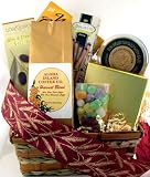 fresh gourmet coffee Aloha Island Golden Harvest Gift Basket with Kona Blend Coffee and Gourmet Savories