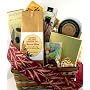 Aloha Island Golden Harvest Gift Basket with Kona Blend Coffee and Gourmet Savories