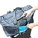 HEXIN Unisex Waterproof Nylon Travel Duffle Bag 32L Portable Storage Luggage