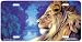 Majesty III - Lions - Wildlife Decor Art Print - License Plate Tag By Christian Riese...