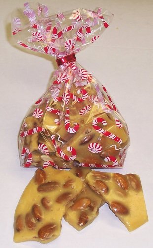 Scott's Cakes Almond Brittle 1 2 Pound Candy Cane Bag by Scott's Cakes