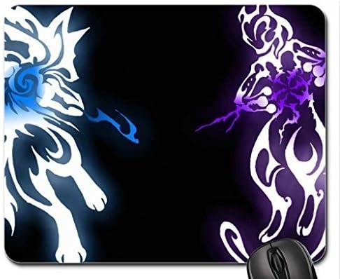 1 X Lucario vs. Mewtwo Mouse Pad, Mousepad (10.2 x 8.3 x 0.12 inches)