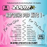 Music : Zoom Karaoke Pop Hits 1 - Double CD+G Album - 40 Songs