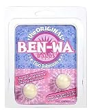 Doc Johnson Original Ben Wa Balls, Ivory (Quantity of 2)