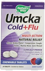 Nature's Way Umcka Cold and Flu Chewable 40