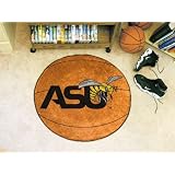 Alabama State Hornets Basketball Shaped Area Rug Welcome Bath Mat by 