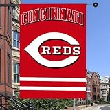 MLB Cincinnati Reds Applique Banner Flag