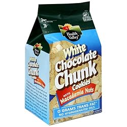 Health Valley White Chocolate Macadamia Cookies, 7.2-Ounce Packages (Pack of 6)