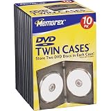 Memorex 2-Disc DVD Movie Cases (10-Pack)