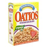 New Morning Original Oatios, Family Size, Organic, 15-Ounce Boxes (Pack of 6)