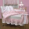 Baby Doll Bedding Regal Pique Crib Bedding Set, Pink