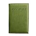 Passport Cover, Case, Holder for Travel, Animal Friendly Leather, 10 Colors - Green