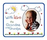With Love to Grandma & Grandpa crayola Photo Magnet Frame