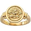 14K Yellow Gold Angel Ring