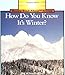 How Do You Know It's Winter (Rookie Read-About Science)