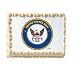 Navy Cakes - 1 Navy Logo Edible Do It Yourself Edible Cake Art Image