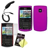 Cbus Wireless Purple Silicone Skin / Case / Cover, LCD Screen Guard / Prote ....