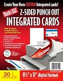 Blanks/USA Integrated Cards 2-Sided Punch Out (LCC02LEL2WH)