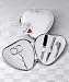 Manicure Set in Silver Heart Pouch, 1