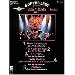 Guns N' Roses - 5 Of The Best - Vol. 2 - Guitar (Play-It-Like-It-Is Guitar) book cover