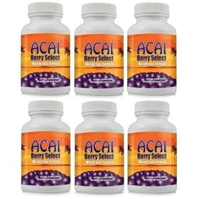 Acai Berry Select Weight Loss diet pill Formula 6 ~ 60 Capsule Bottles