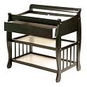 Lennox Changing Table with Drawer- Black