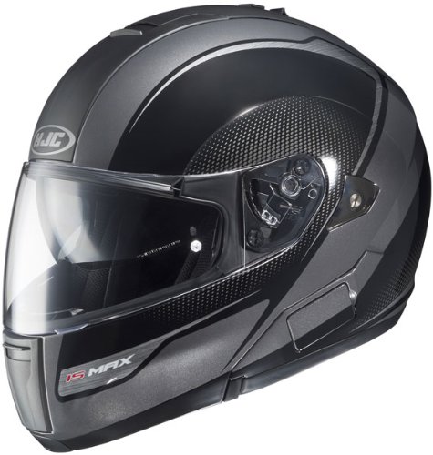 HJC IS-Max BT Sprint Bluetooth Ready Flip-Up/Modular Touring Helmet - Black/Grey, XX-Large On Sale