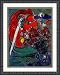 Blumenstilleben St.Jean Cap Ferrat 1956 Framed Art Poster Print by Marc Chagall, 34x42