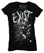 Cease To Exist V-Neck Ladies T-shirt in Black by Glamour Kills Clothing