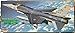 General Dynamics Fighting Falcon F-16C model kit - vintage model from 1986
