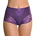 Angelina Women's High Waist Boxer Briefs with Lace Accent Detail (12-Pack), G911_L