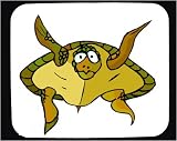 Decorated Mouse Pad with marine, reptile, sea, swimming, ocean, turtle
