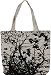 Funtote Natural Dark Trees Tote With SideZipper