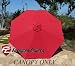 Replacement Umbrella Canopy for 9ft 8 Ribs Red (CANOPY ONLY)
